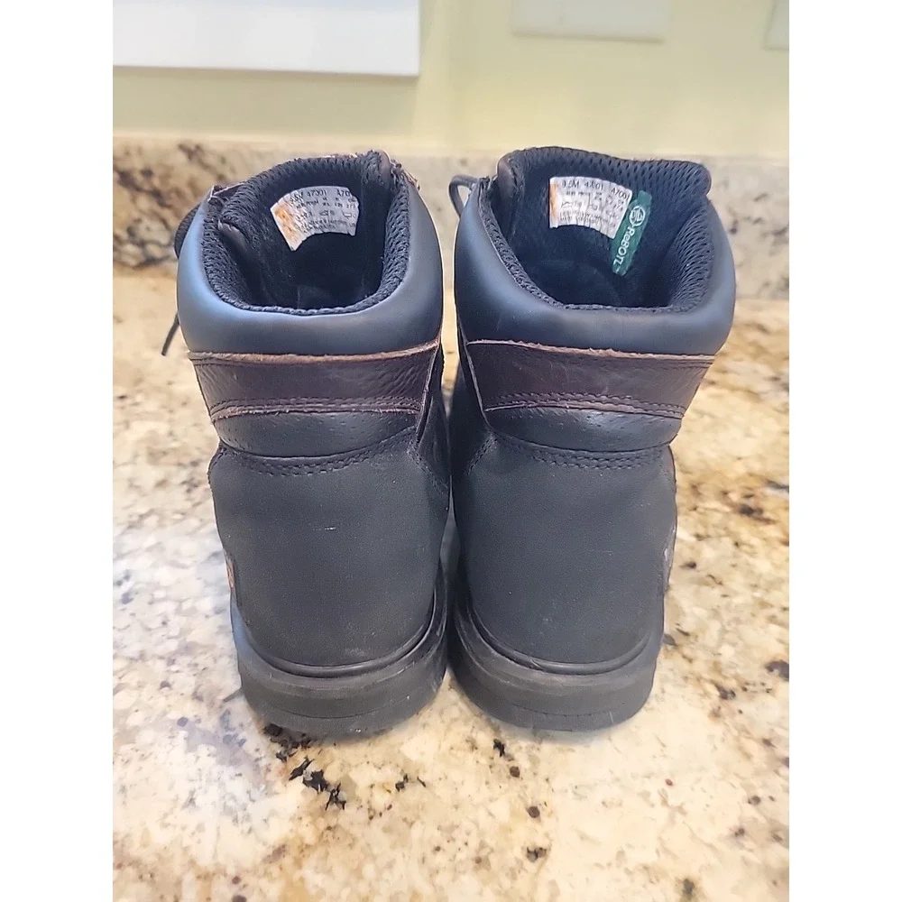Timberland PRO Power Welt Steel Toe Waterproof Work Boot 47001 Brn Mens 9.5m EUC
